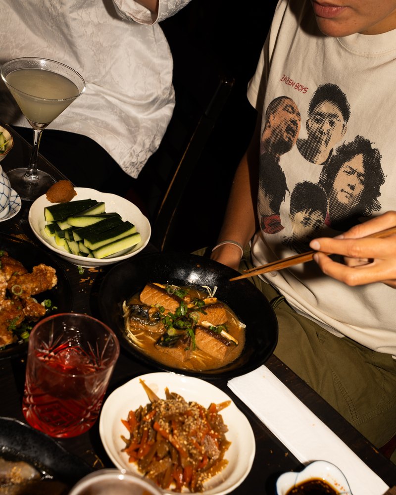 Dishes to share at Shin Izakaya