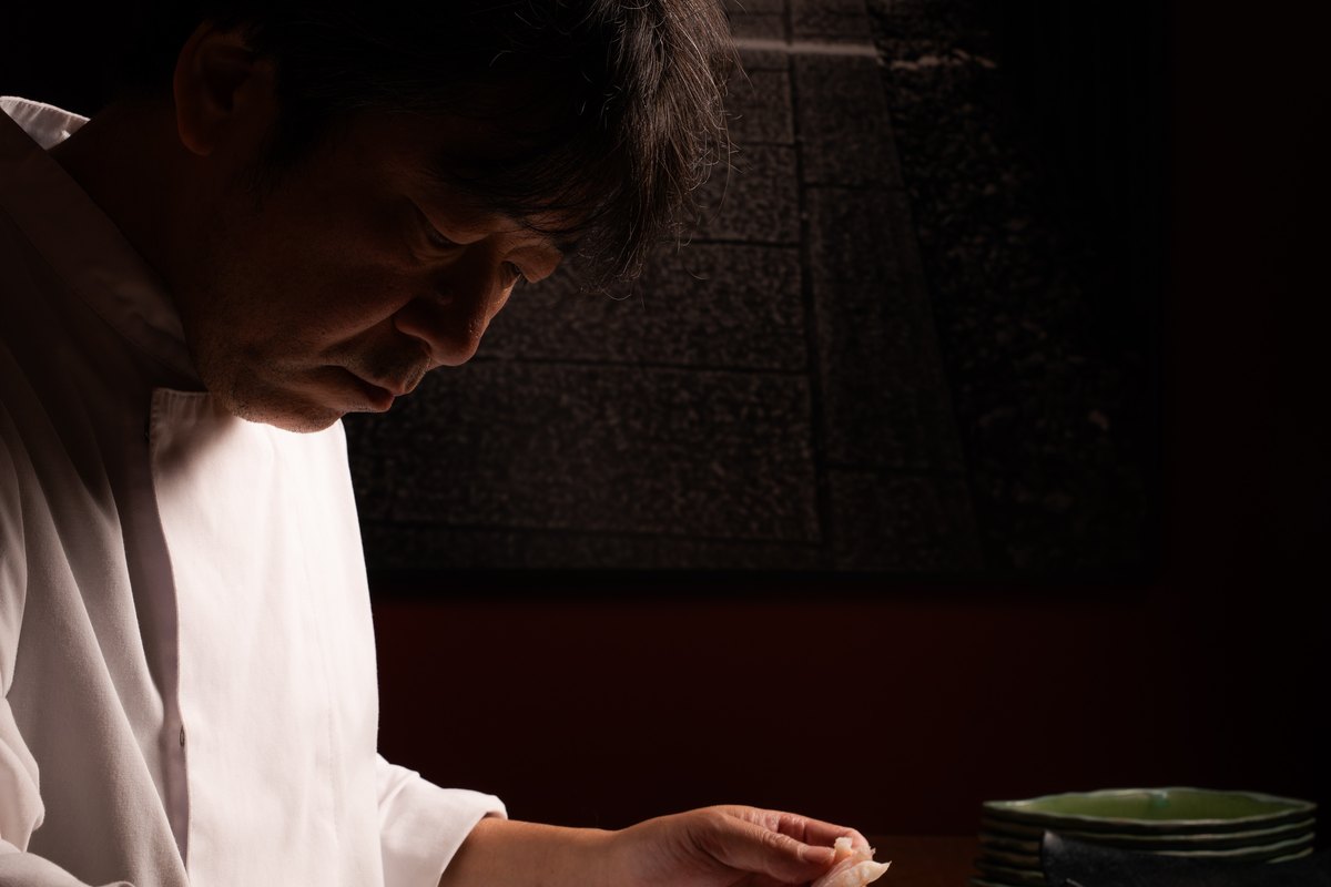 Nigiri, geste du chef